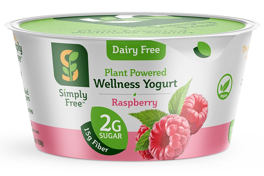 Raspberry Plant Powered Wellness Yogurt